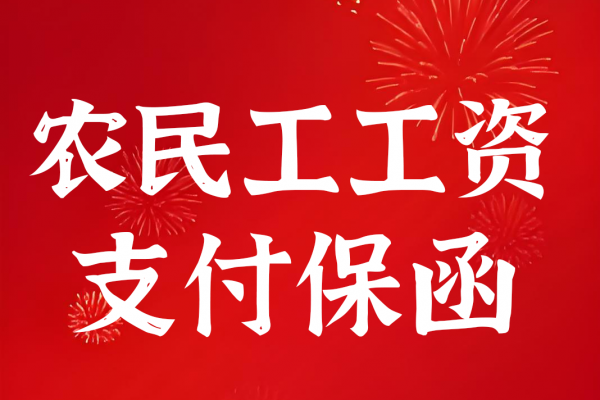 农民工工资支付保函